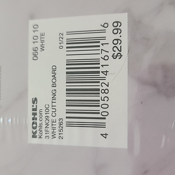 FOOD NETWORK 2 PIECES ALL-PURPOSE WHITE CUTTING BOARDS - Picture 5 of 7